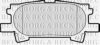 BORG & BECK BBP1970 Brake Pad Set, disc brake